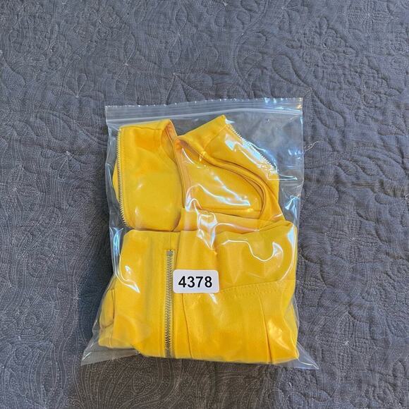 Trina Turk 'Karmandy' Zipper-Front Sleeveless Top, Buttercup size medium - Picture 11 of 11